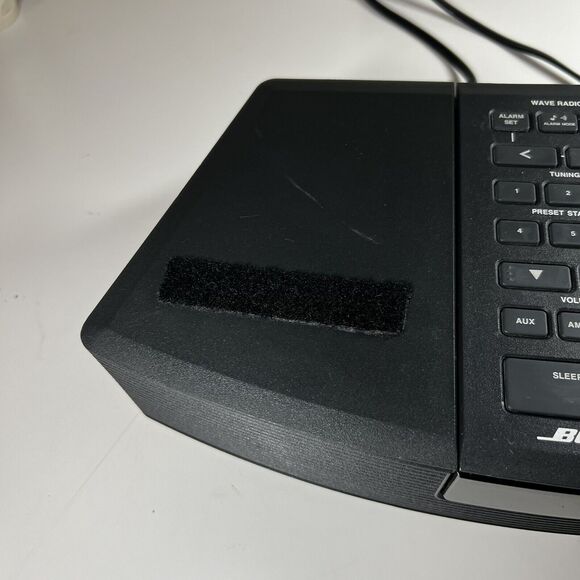 Bose Wave Radio AM/FM/AUX Stereo Alarm Clock AWR1 1w W/Cord Black READ DESCRIPT - Picture 3 of 9